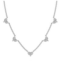 Collar Mujer in Plata Cubic Zirconia NMTWR40